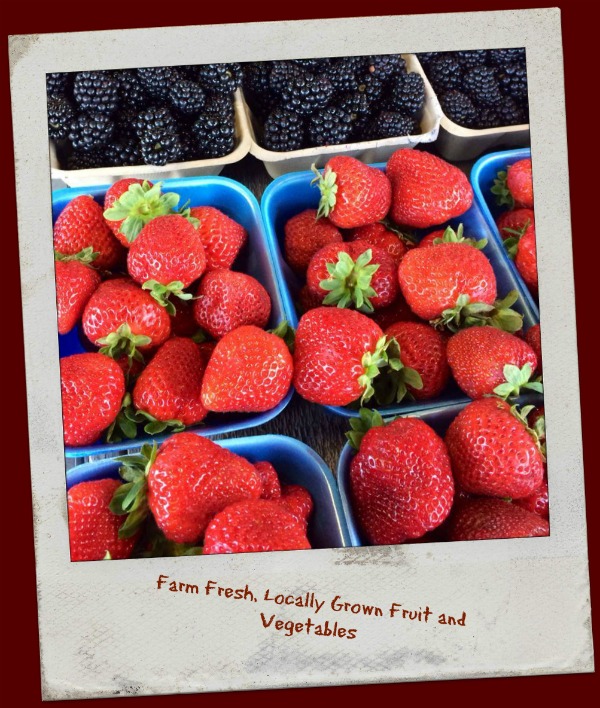 Local no spray strawberries, blueberries, blackberries from the farm and Fraser Valley